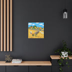 Snoopy Wheat Field Canvas