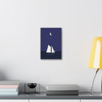 Sailboat Night Scene Canvas