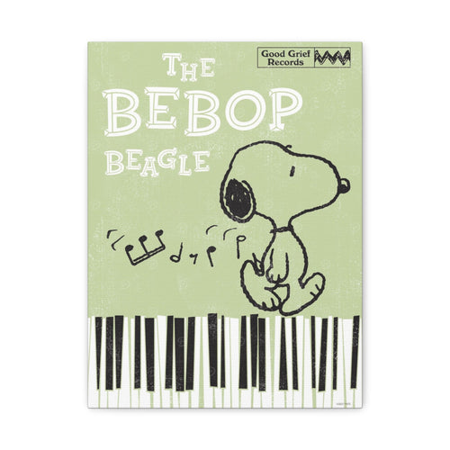 Bebop Beagle Piano Canvas