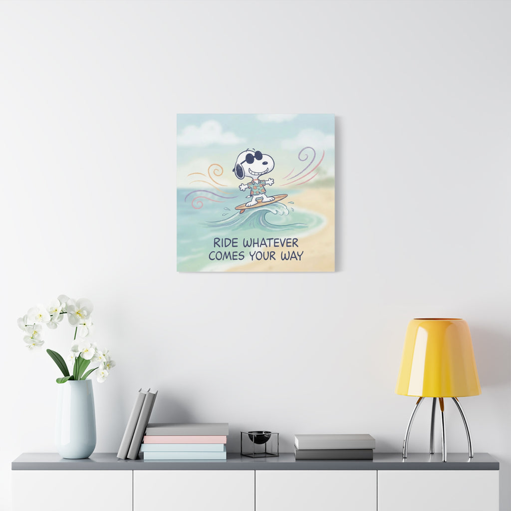 Ride Whatever Comes Canvas