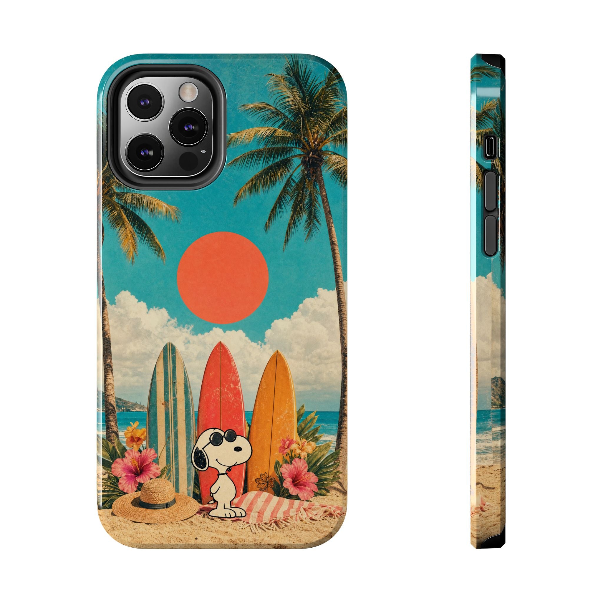 Retro Beach Sun Case