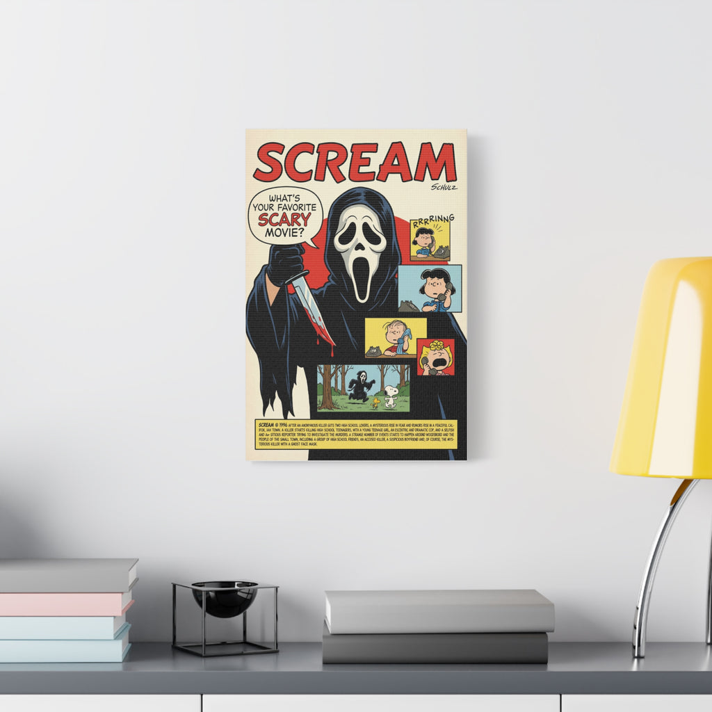 Snoopy Scream Parody Canvas