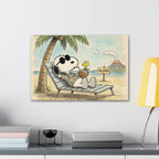 Tropical Aloha Beach Canvas