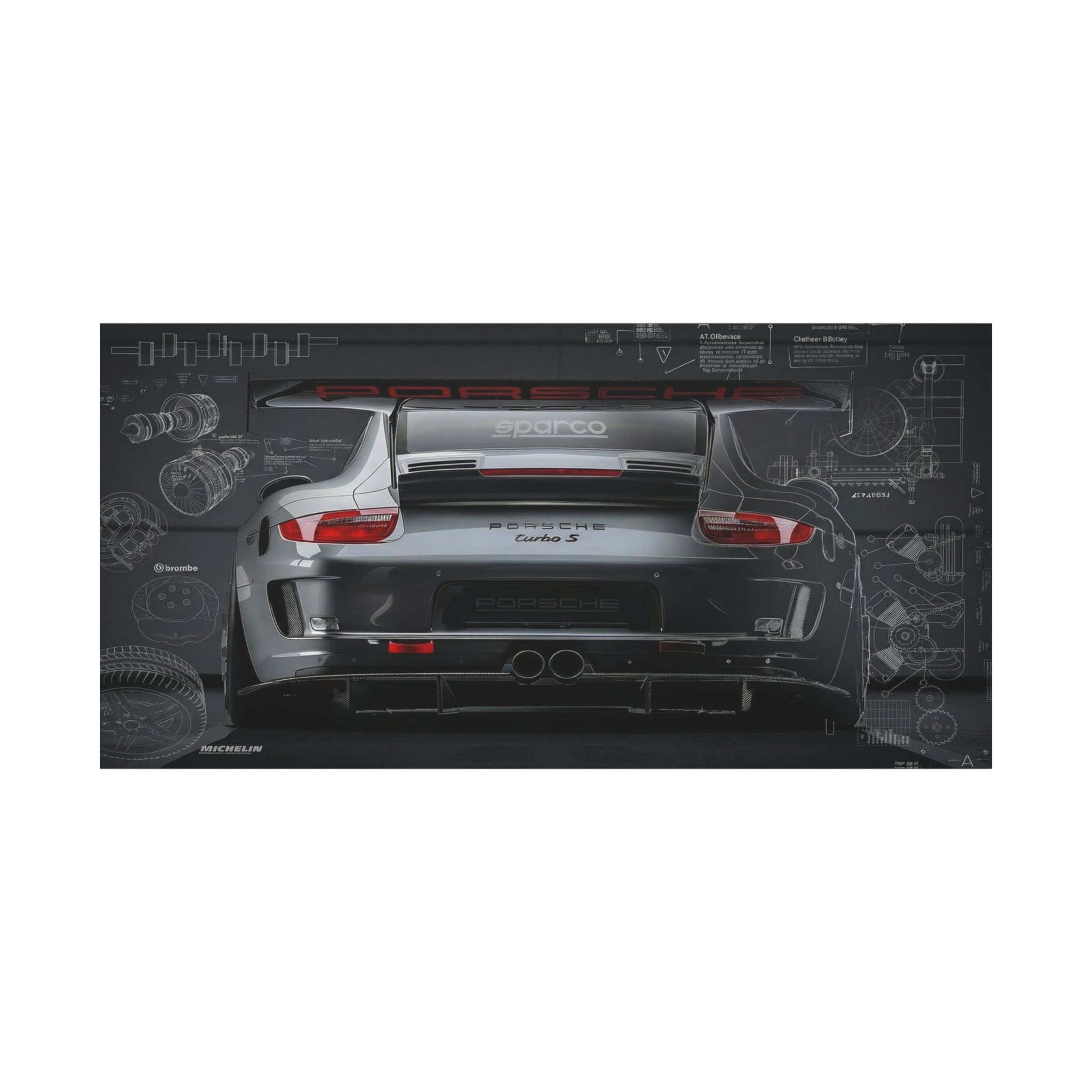 Porsche GT3 RS Canvas