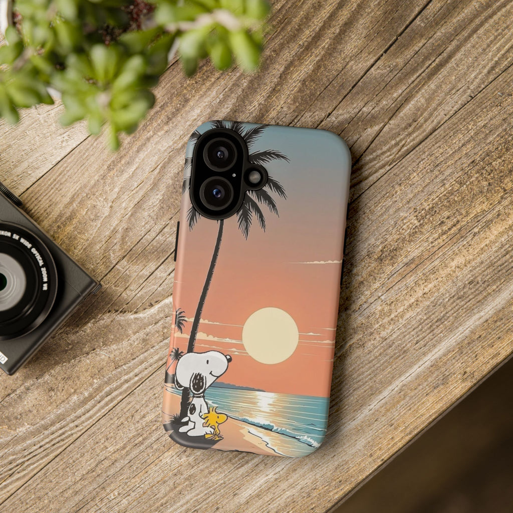 Snoopy Beach Sunset Phone Case