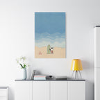 Snoopy Surfing Canvas