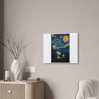 Snoopy Paris Autumn Canvas