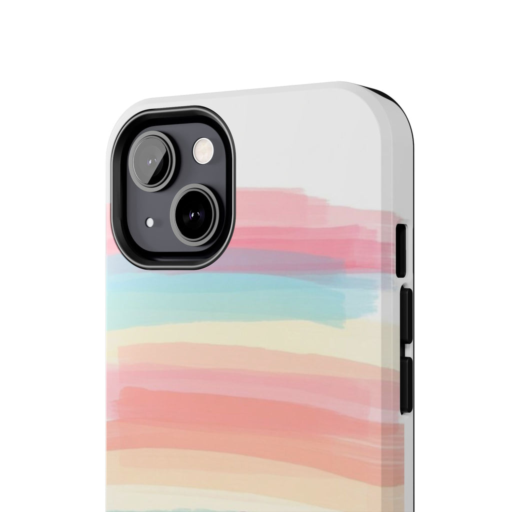 Pastel Stripe Peanuts Phone Case
