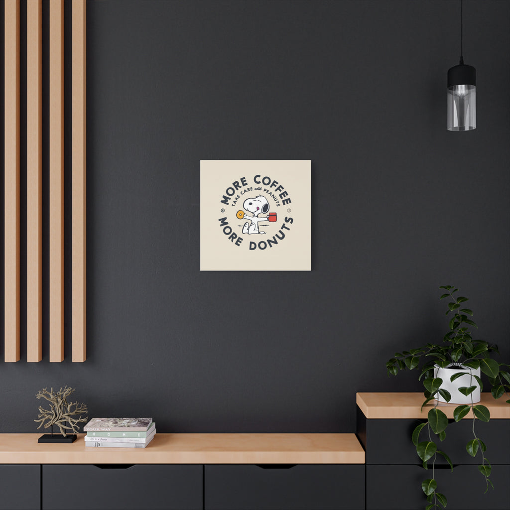 Coffee And Donuts Canvas