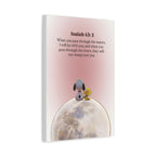 Isaiah 43:2 Snoopy Canvas