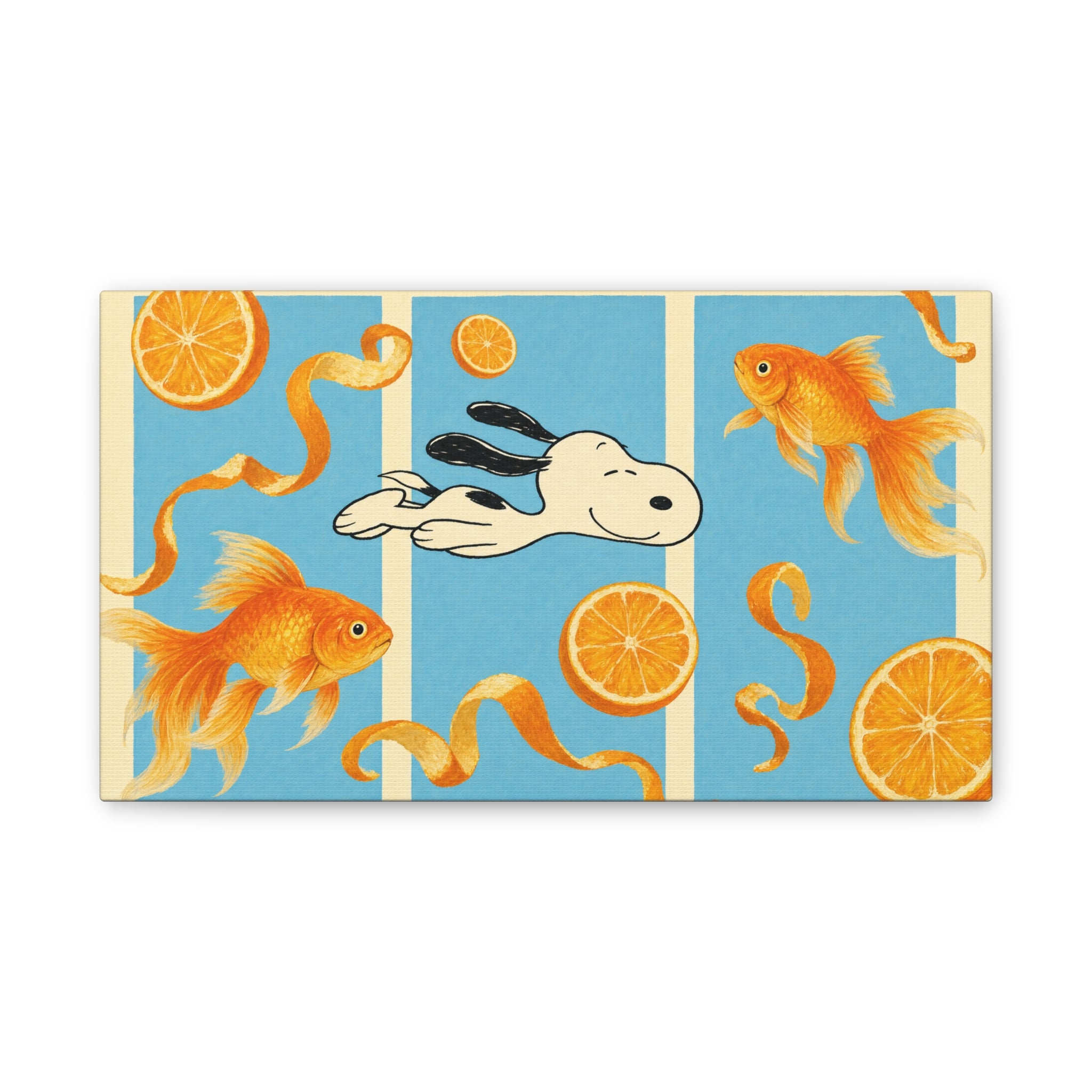 Goldfish Swim Canvas