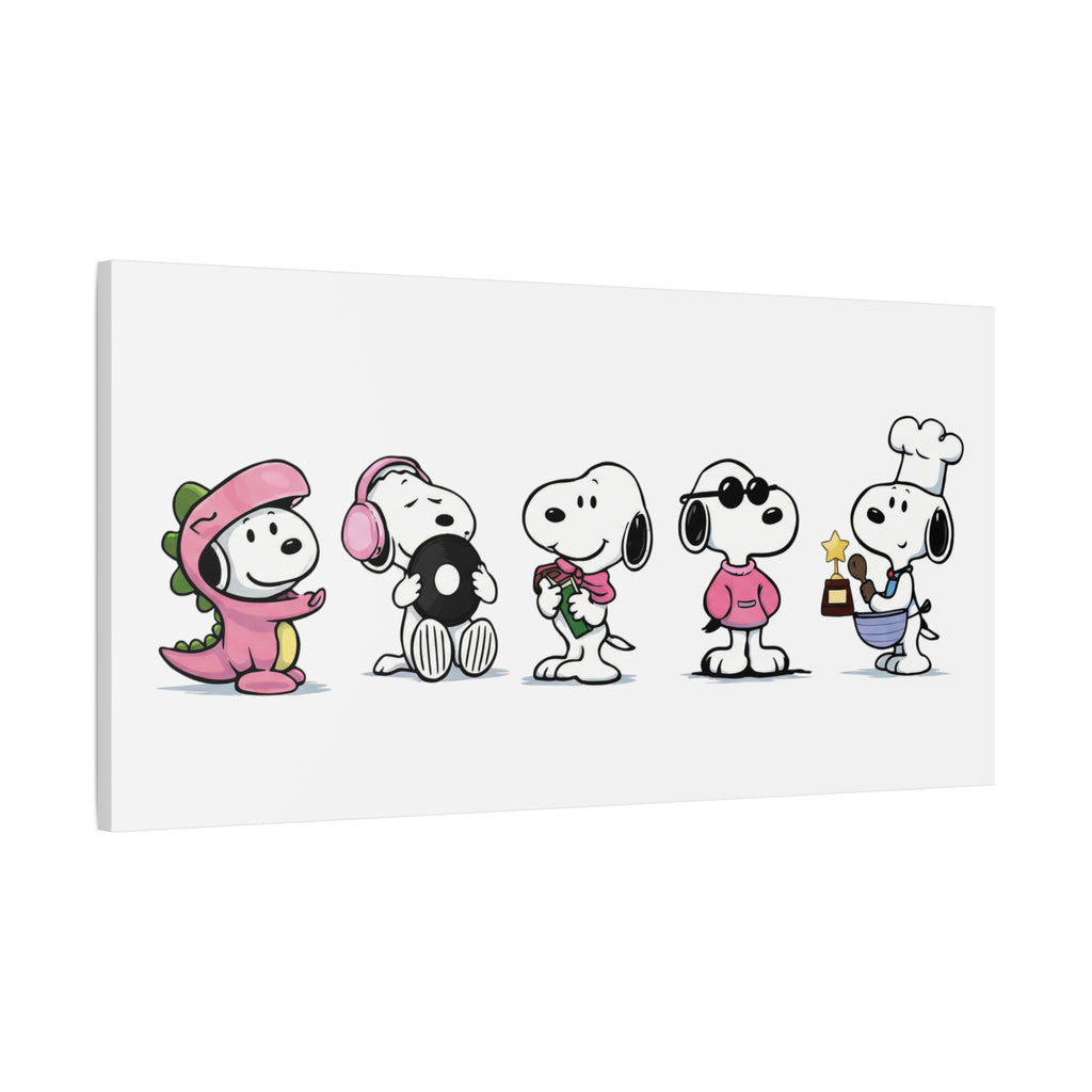 Snoopy Lineup Canvas