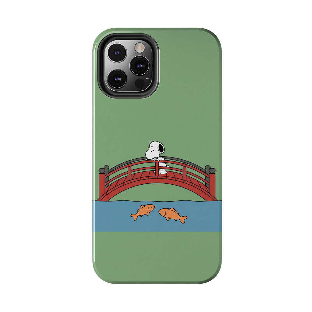 Koi Bridge Phone Case