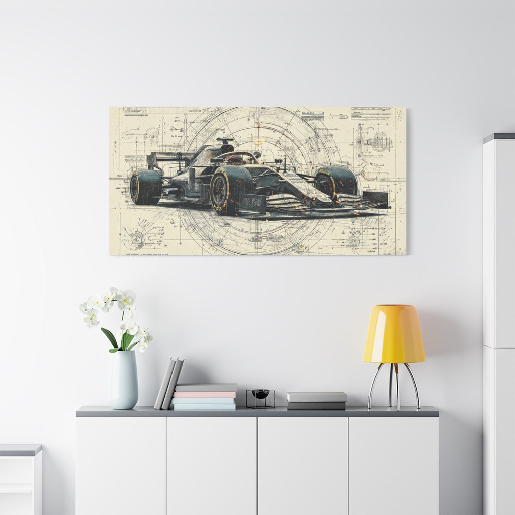 Formula Racecar Canvas