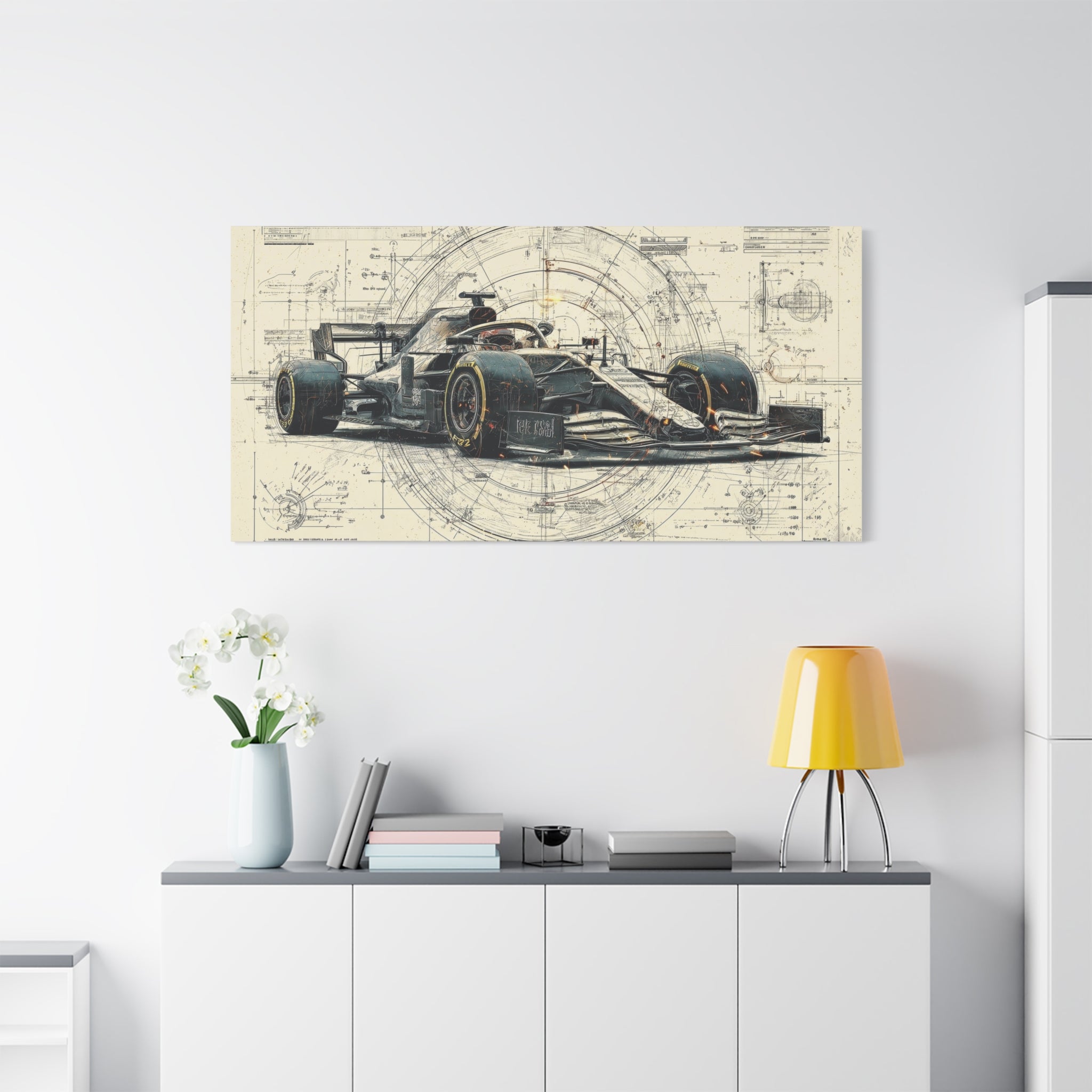 Formula Racecar Canvas
