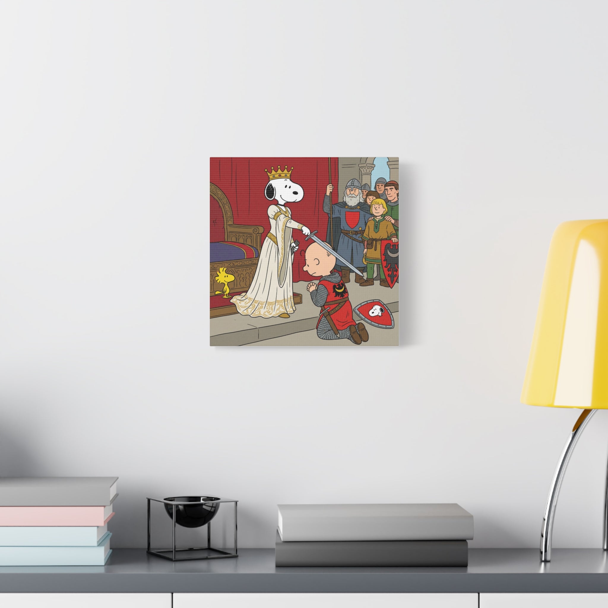 Snoopy Knight Canvas