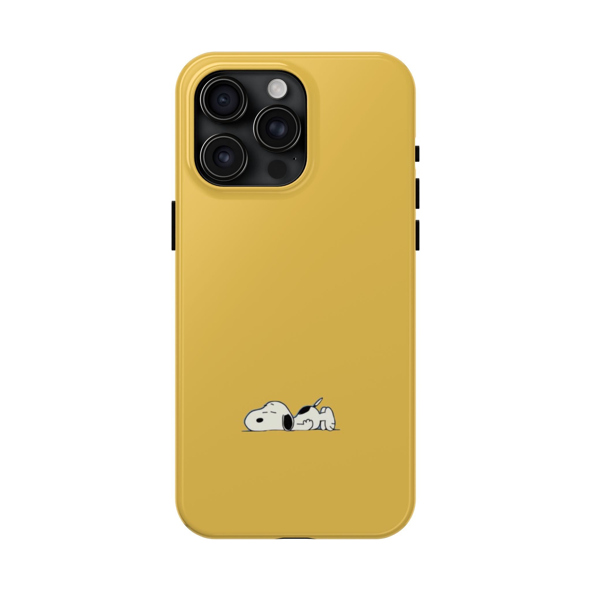 Sleeping Snoopy Yellow Phone Case