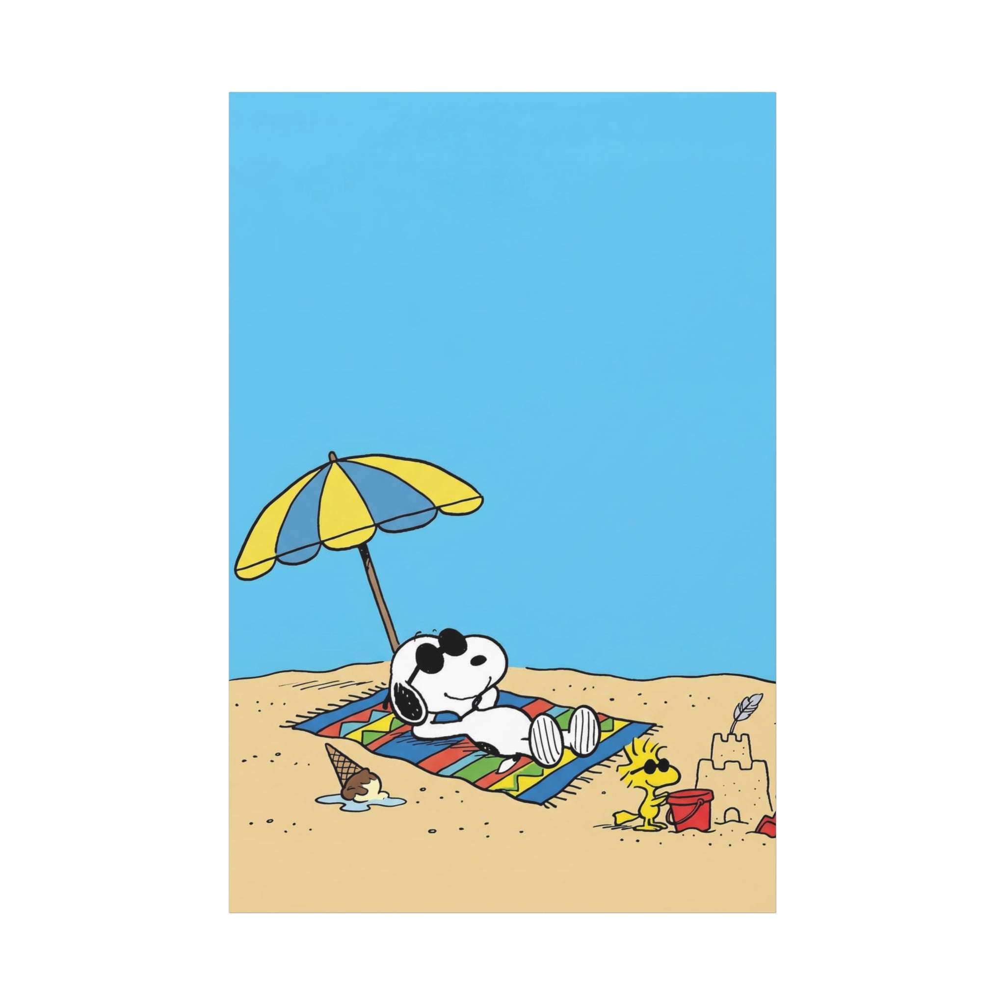 Beach Relaxation Canvas