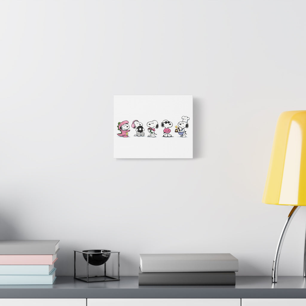 Snoopy Lineup Canvas