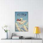 Snoopy Fly High Canvas