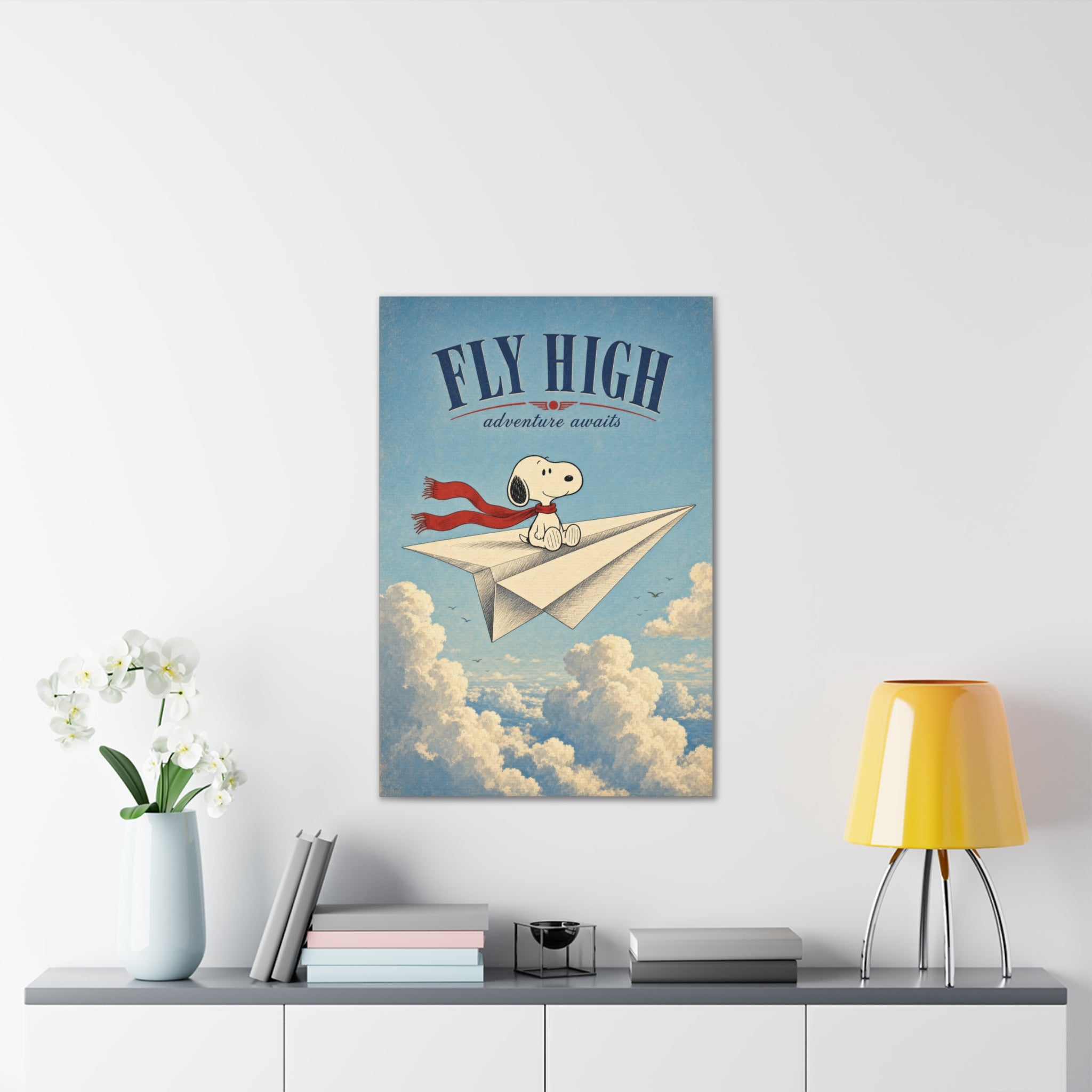 Snoopy Fly High Canvas