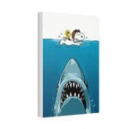 Snoopy Shark Surf Canvas