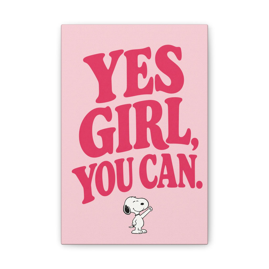 Yes Girl You Can Canvas