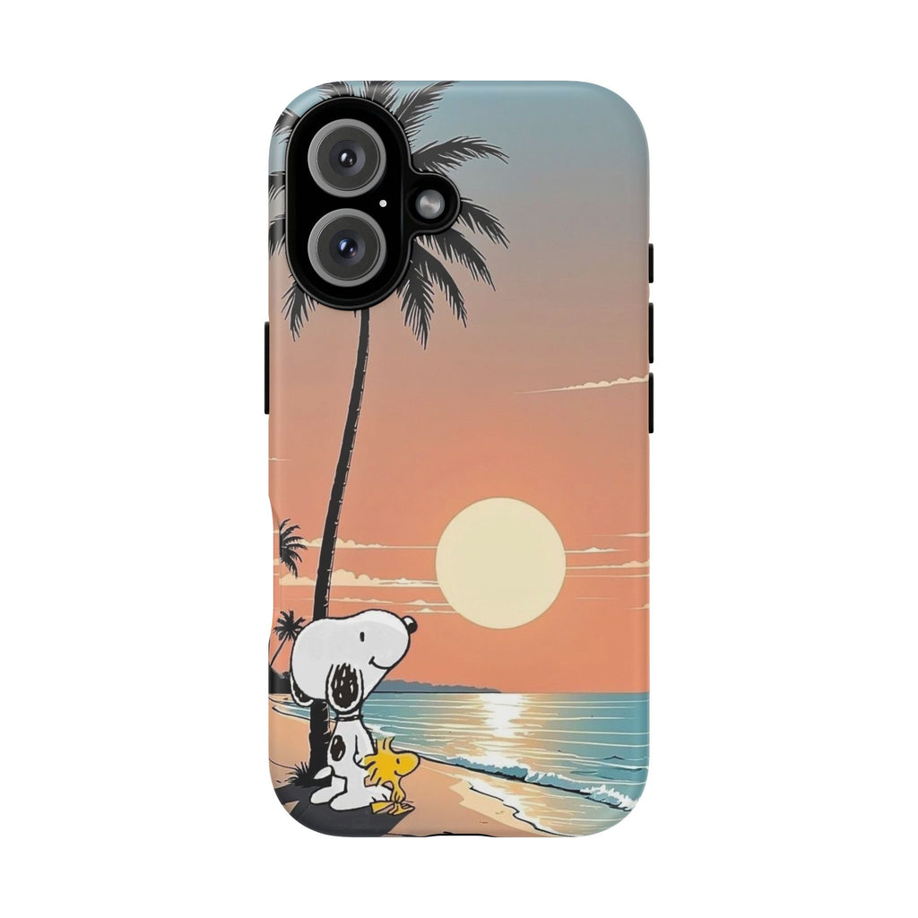 Snoopy Beach Sunset Phone Case