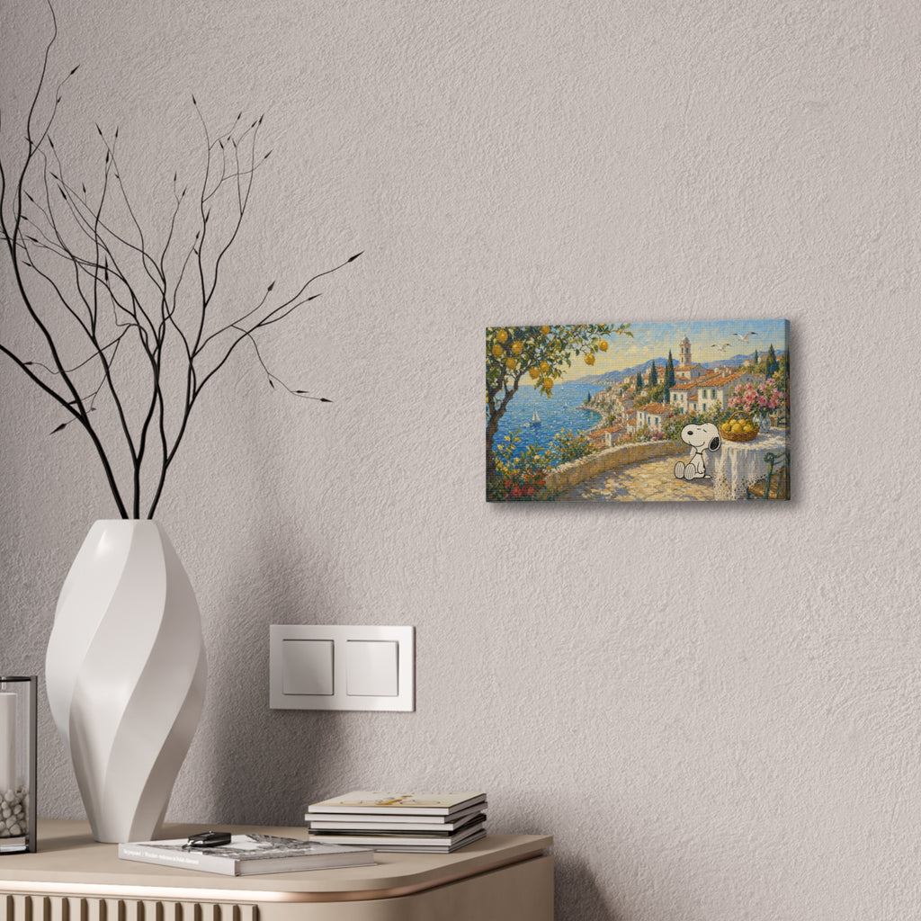 Mediterranean Seaside Canvas