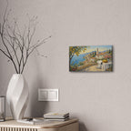 Mediterranean Seaside Canvas