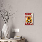 Snoopy Sunflower Peanuts Canvas