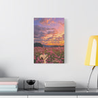 Wildflower Sunset Canvas