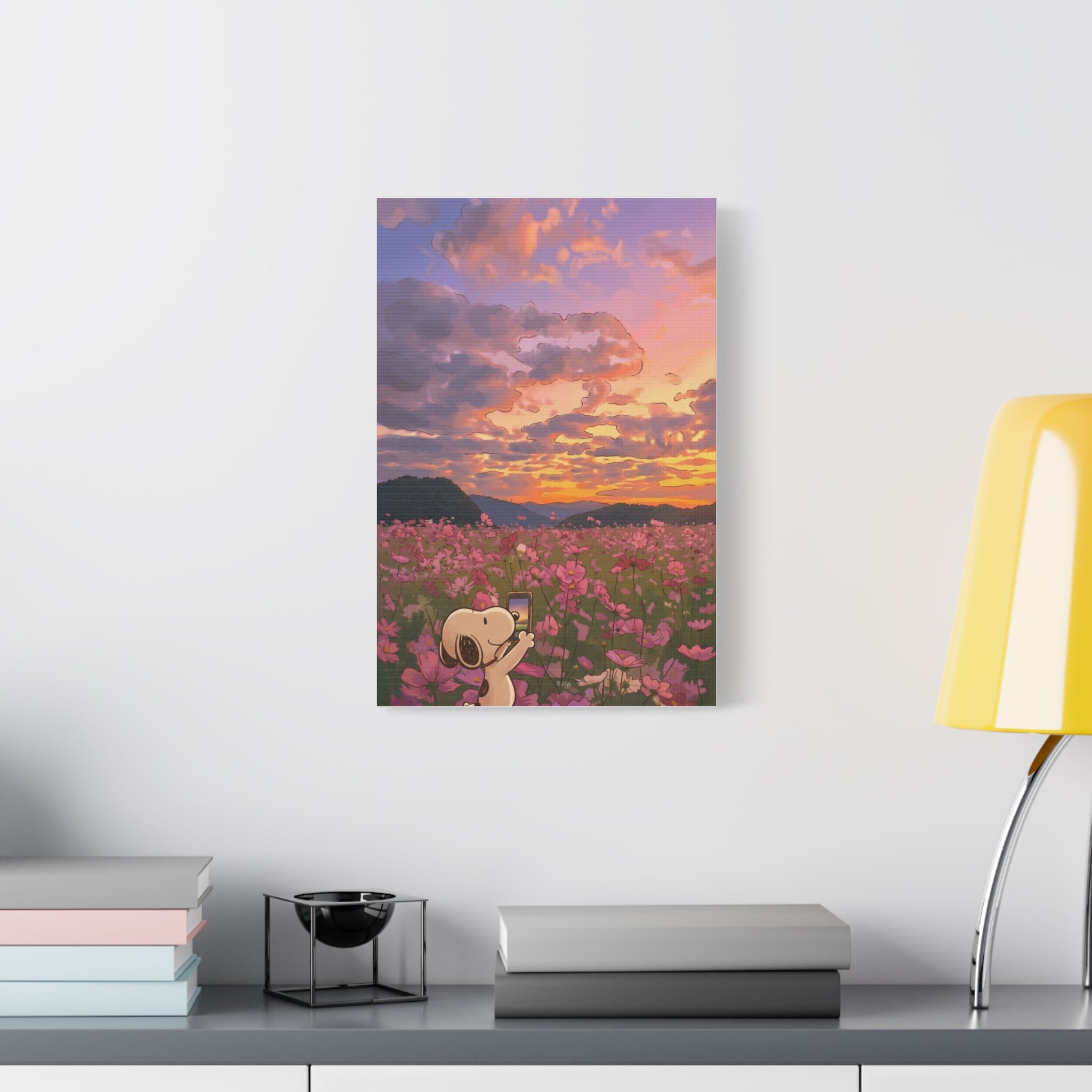 Wildflower Sunset Canvas
