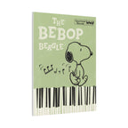 Bebop Beagle Piano Illustration Canvas