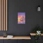 Snoopy Surf Sunset Canvas