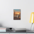 Snoopy DeLorean Canvas