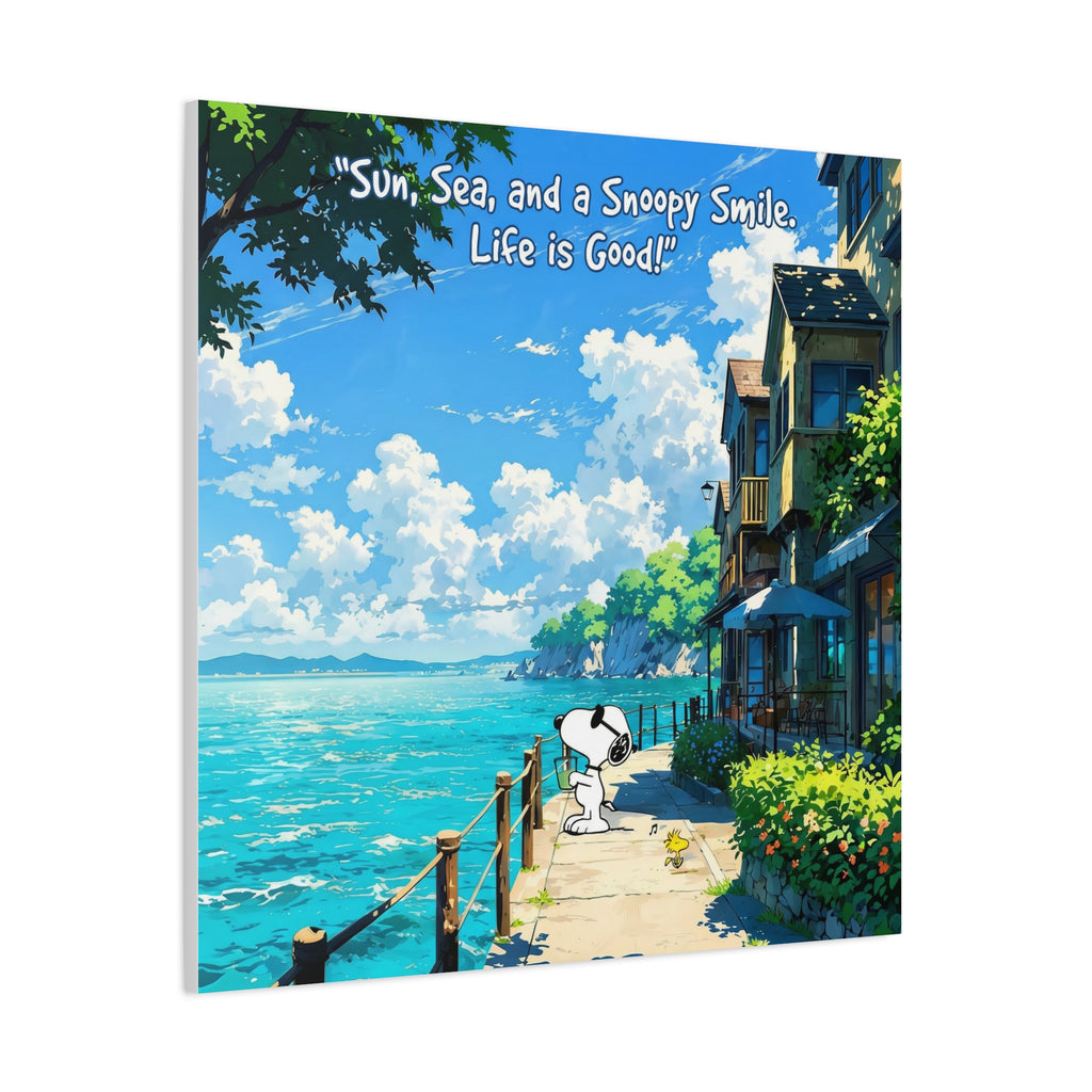 Snoopy Seaside Canvas