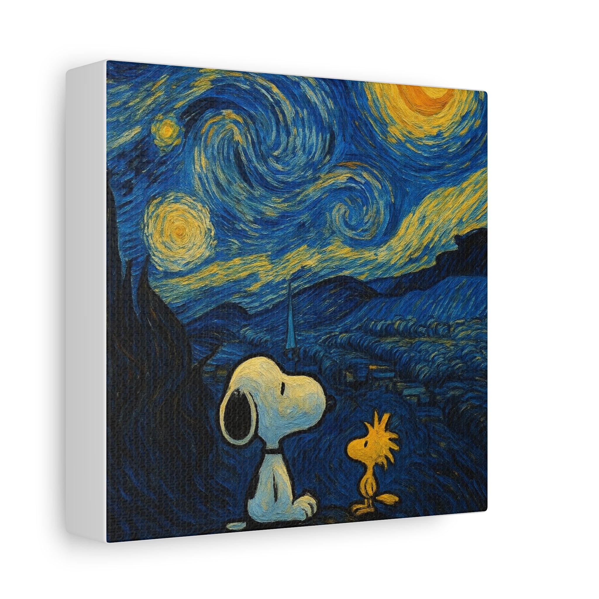 Starry Night Friends Canvas