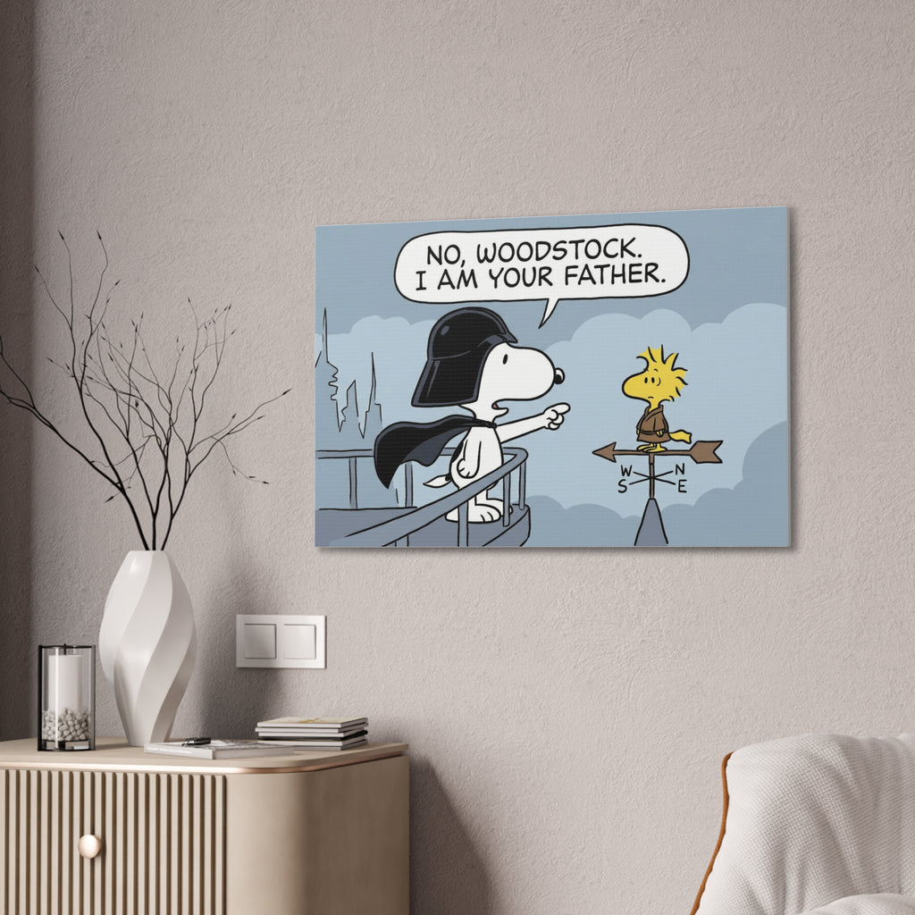 Snoopy Vader Comic Canvas