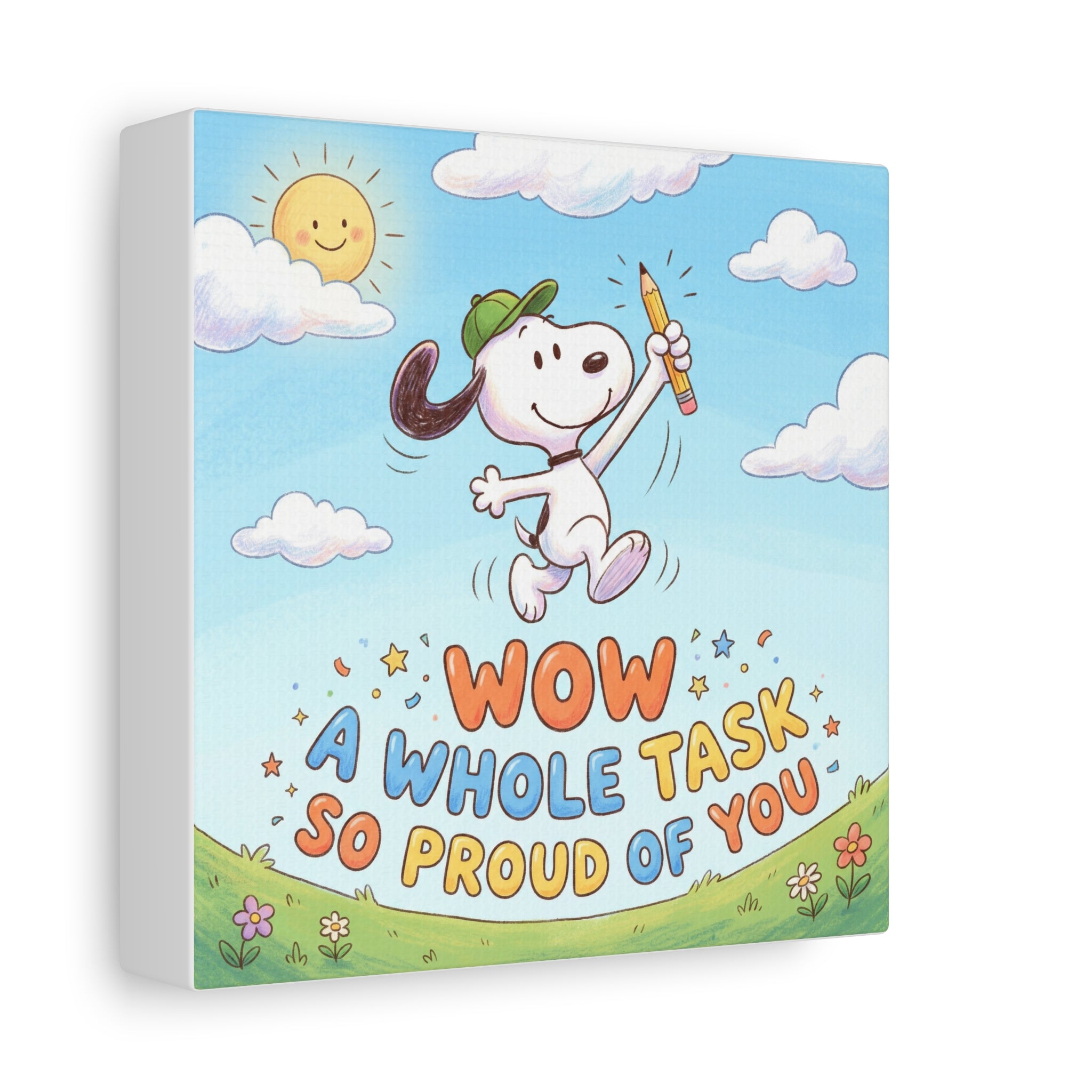Whole Task Proud Canvas