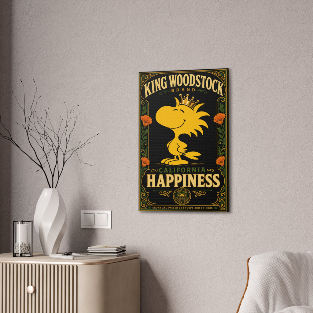 Woodstock California Happiness Canvas