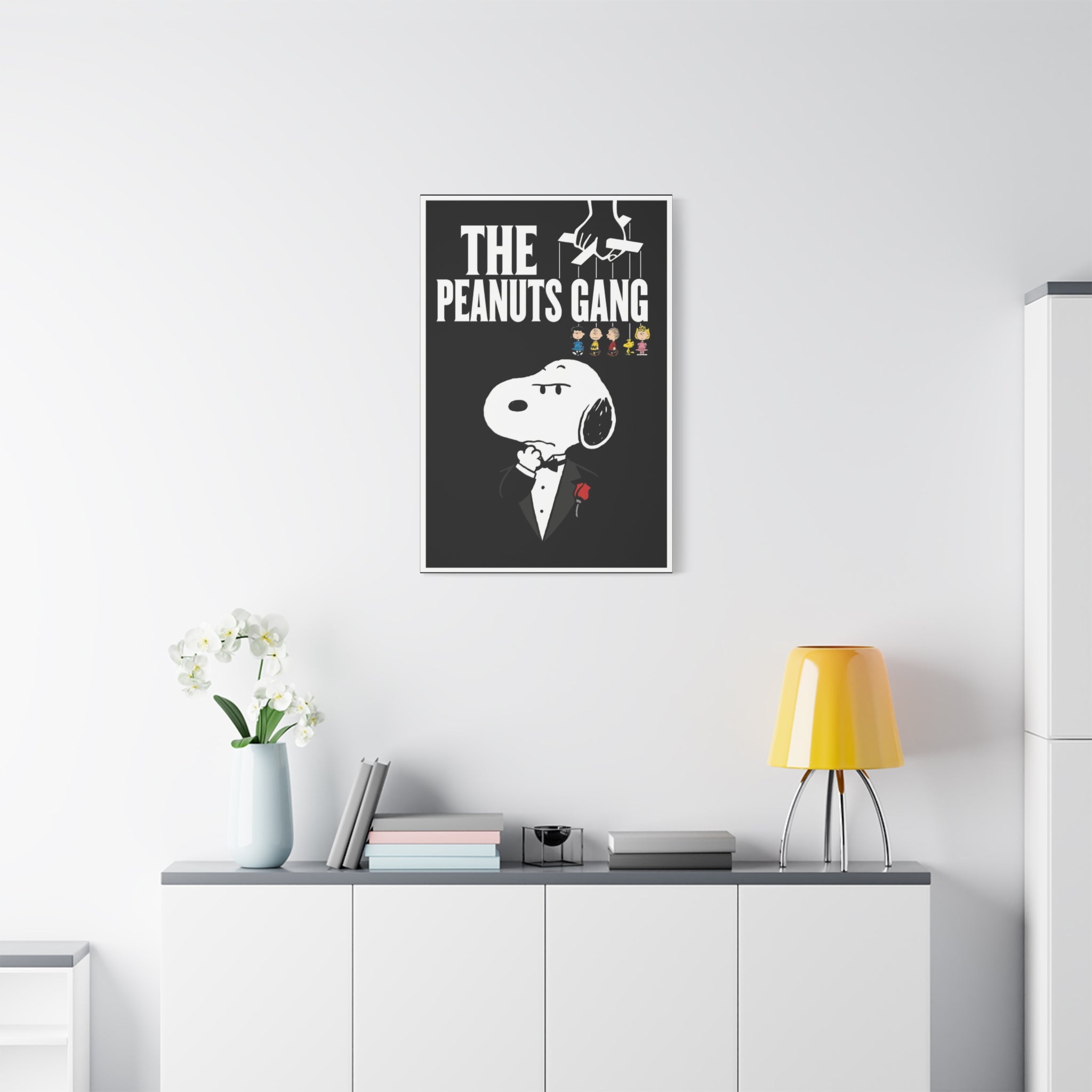 Snoopy Godfather Parody Canvas