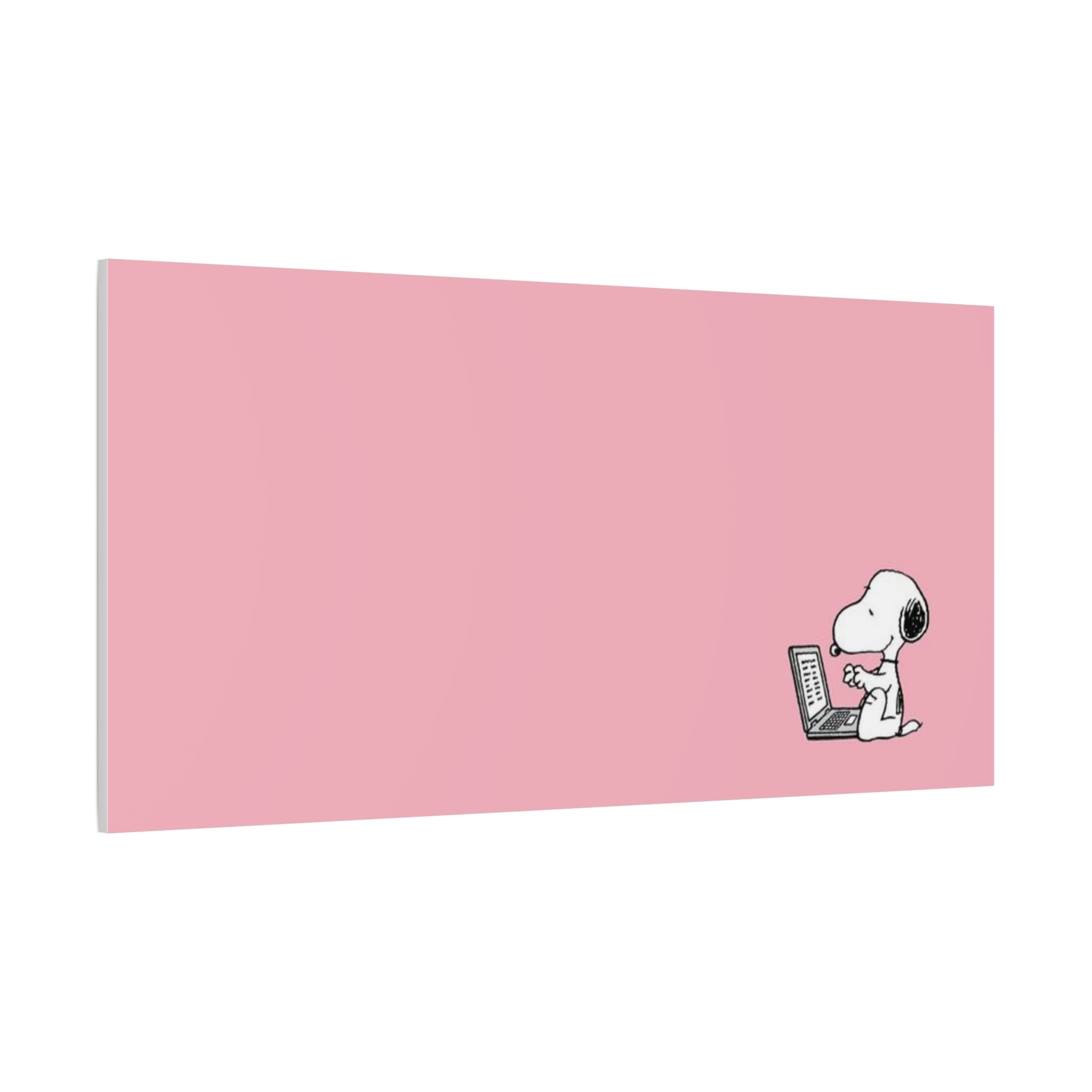 Snoopy on Laptop Canvas
