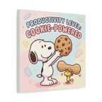 Cookie Powered Snoopy Canvas
