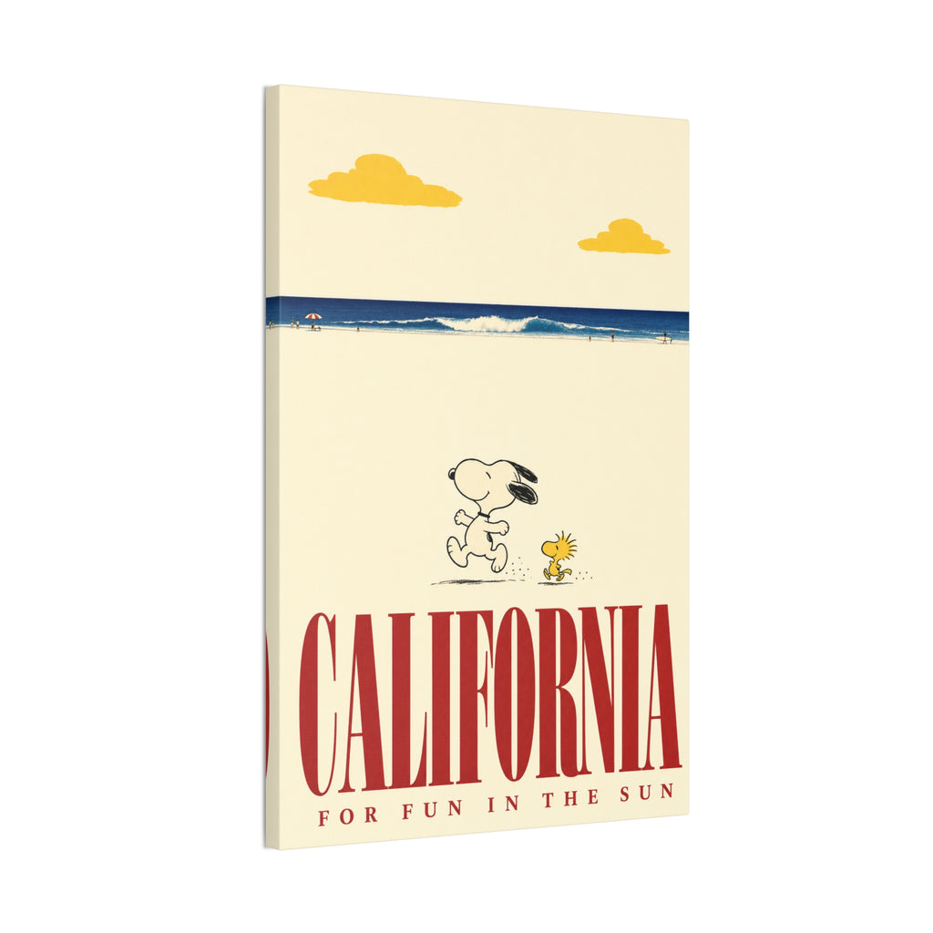 Woodstock California Beach Canvas