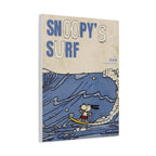 Snoopy Surf Illustration Canvas