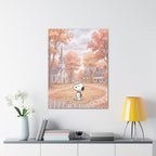 Snoopy Autumn Village Canvas