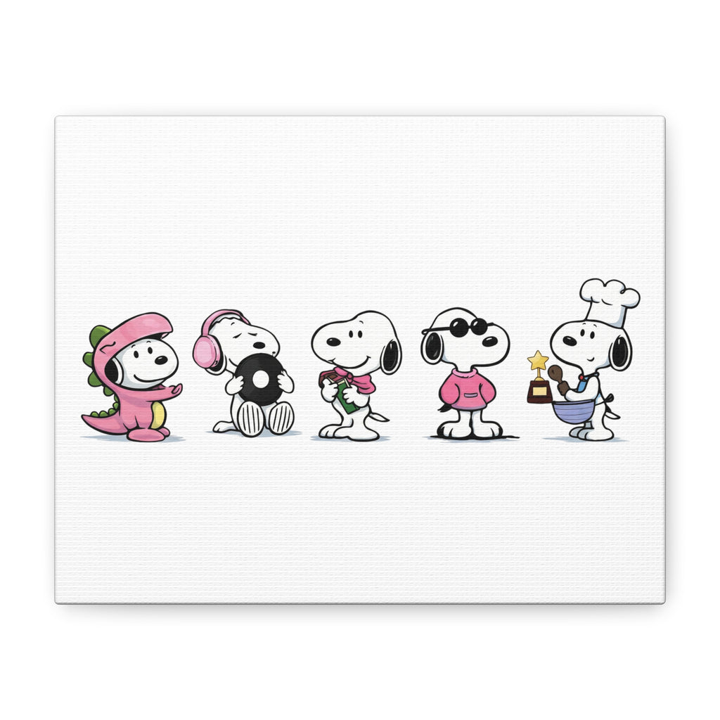 Snoopy Lineup Canvas