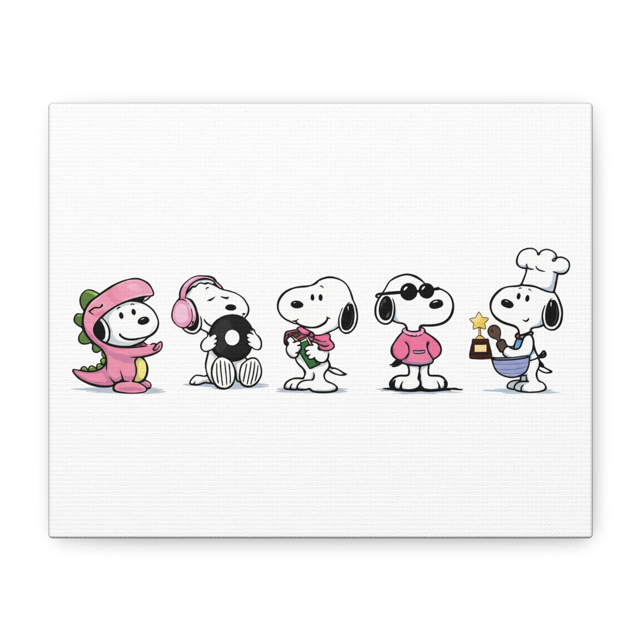Snoopy Lineup Canvas