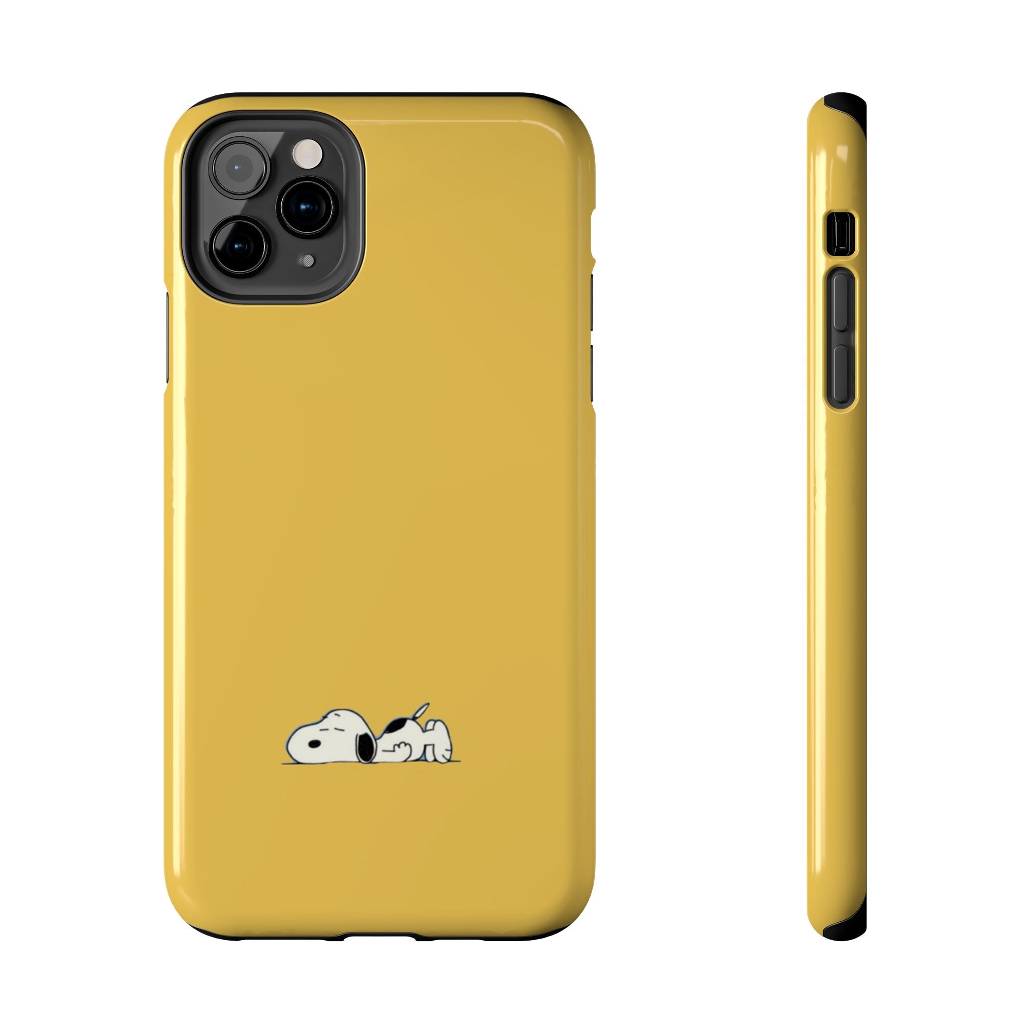 Sleeping Snoopy Yellow Phone Case